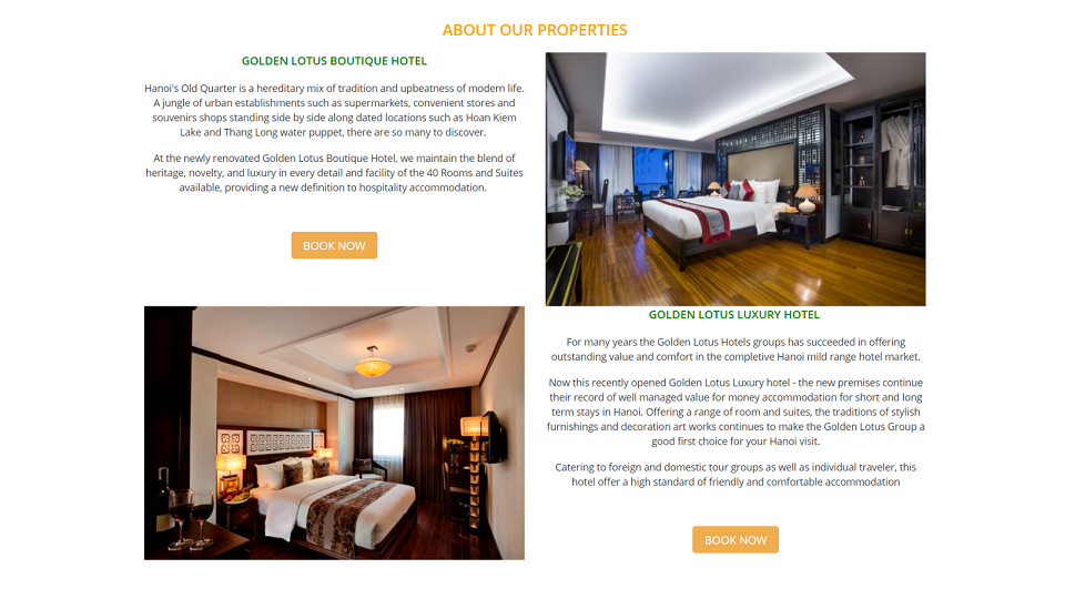 Mẫu website khách sạn. website-khach-san-tot